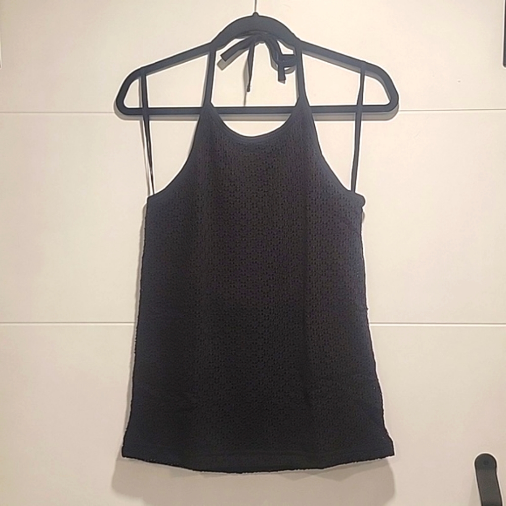 GAP Large Crochet Halter Tank Top